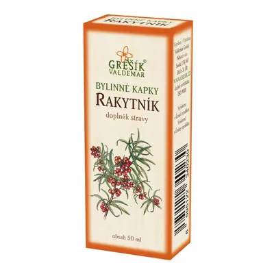 Valdemar Grešík - Natura s.r.o. Grešík Rakytník kapky 50 ml