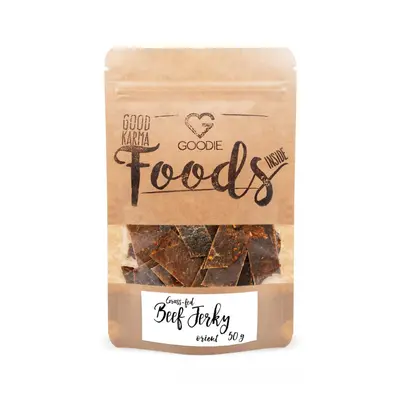 Goodie Grass-fed sušené hovězí maso - Jerky - Orient 50 g