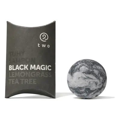 Twocosmetics Tuhý šampón BLACK MAGIC, 85 g