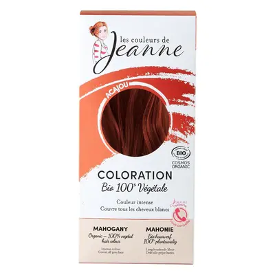 Les couleurs de Jeanne Barva na vlasy mahagonová 2 x 50 g