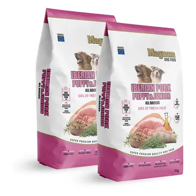 Magnum dog food Magnum Iberian Pork Puppy & Junior 2x3kg