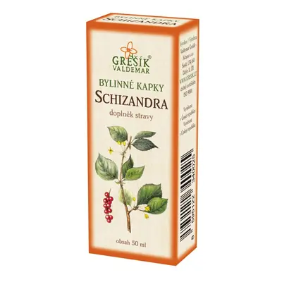 Valdemar Grešík - Natura s.r.o. Grešík Schizandra kapky 50 ml