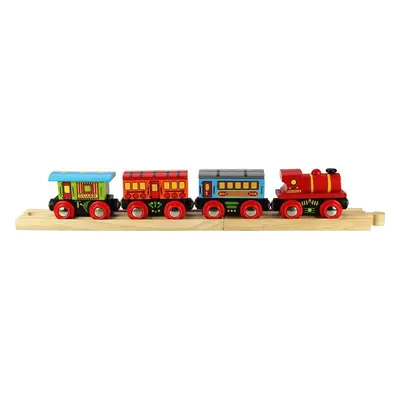 Bigjigs Rail Osobní vlak + 2 koleje