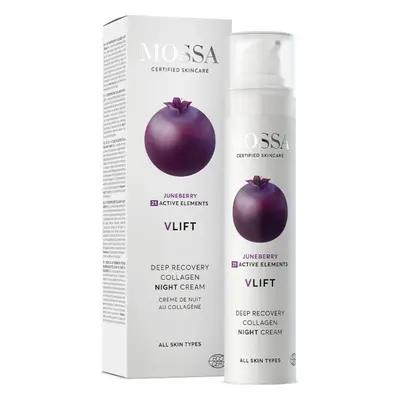 MOSSA Noční krém pro obnovu kolagenu, V-Lift 50 ml