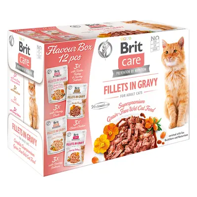 Brit Care Cat Kapsičky pro kočky MULTIPACK 4x3 ks, 12x85 g