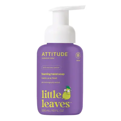 Dětské pěnivé mýdlo na ruce ATTITUDE Little leaves s vůní vanilky a hrušky 295 ml