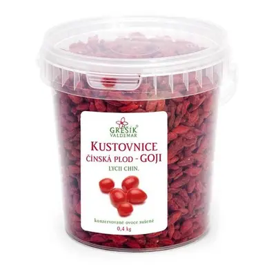 Valdemar Grešík - Natura s.r.o. Kustovnice čínská plod (Goji) 0,4 kg GREŠÍK Sušené ovoce - J