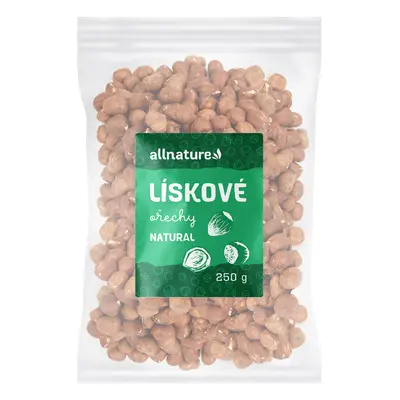 Allnature Lískové ořechy, 250 g