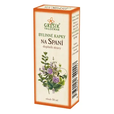 Valdemar Grešík - Natura s.r.o. Grešík Na spaní kapky 50 ml