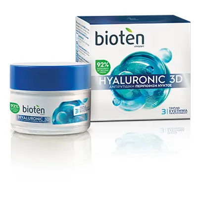 BIOTEN HYALURONIC 3D noční krém 50 ml