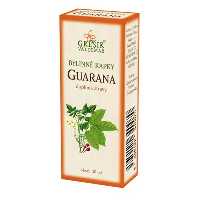 Valdemar Grešík - Natura s.r.o. Grešík Guarana kapky 50 ml