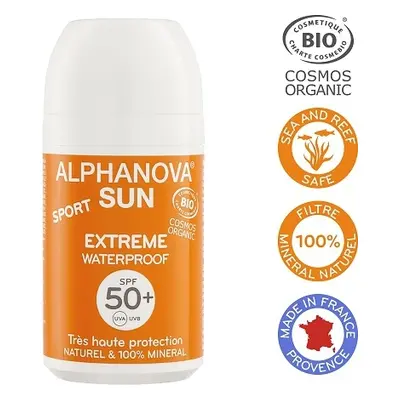 Alphanova Opalovací krém ROLL ON SPF 50+, 50 g BIO