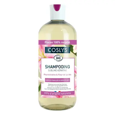 Coslys Šampon pro slabé a nepoddajné vlasy lilie a rostlinný keratin 500 ml