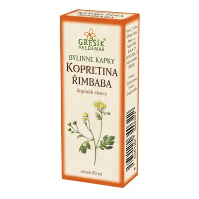 Valdemar Grešík - Natura s.r.o. Grešík Kopretina řimbaba kapky 50 ml