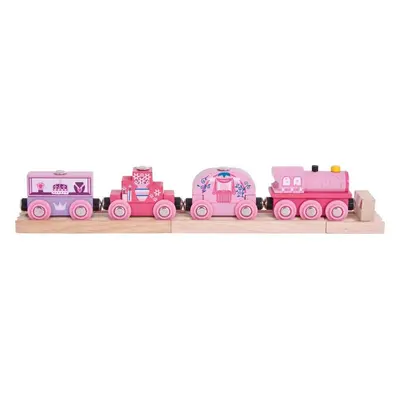 Bigjigs Rail Vlak pro princezny + 3 koleje