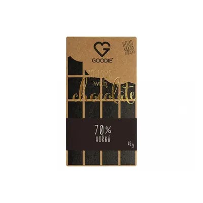 GOODIE ČOKOLÁDA - Hořká 70%