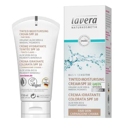 lavera Basis Tónovací hydratační krém - světlý 50 ml