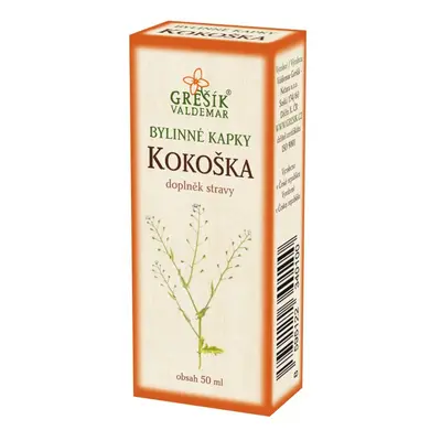 Valdemar Grešík - Natura s.r.o. Grešík Kokoška kapky 50 ml