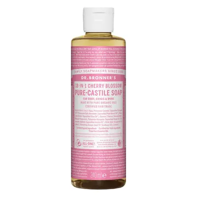 Dr. Bronner's Tekuté universální mýdlo ALL-ONE!, Cherry Blossom 240 ml