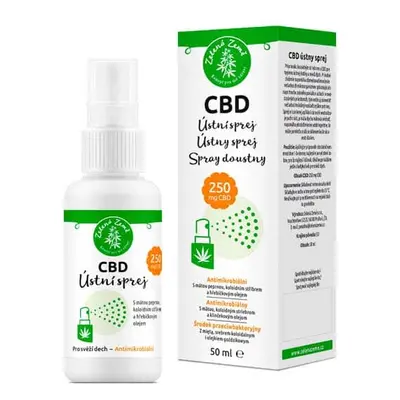 Zelená Země CBD ústní sprej, 50 ml