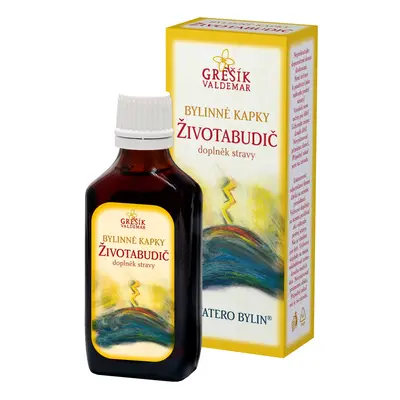 Valdemar Grešík - Natura s.r.o. Grešík Životabudič kapky 50 ml