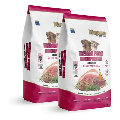 Magnum dog food Magnum Iberian Pork & Monoprotein All Breed 2x3kg