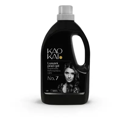 KAO KAI. Prací gel inspirovaný francouzskou vůní No. 7, 40PD, 1,5l Objem: 1,5L, Pracích dávek: 4