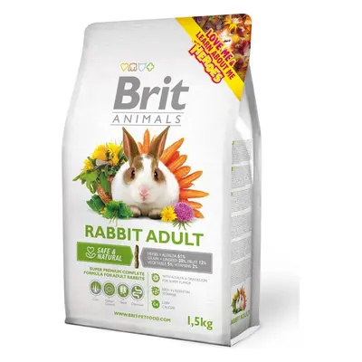 Brit Animals RABBIT ADULT complete, krmivo pro dospělé králíky 1,5 kg