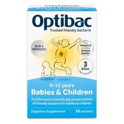 Optibac Babies & Children Probiotika pro miminka a děti, 10 x 1,5 g sáček Varianta: Babies and C