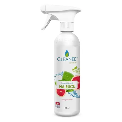 CLEANEE EKO hygienický sprej na ruce s vůní grepu, 500 ml