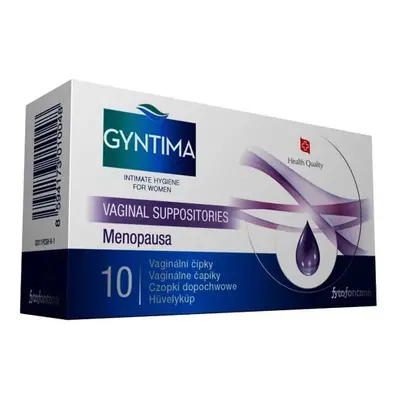 Fytofontana Gyntima vaginální čípky Menopausa, 10ks