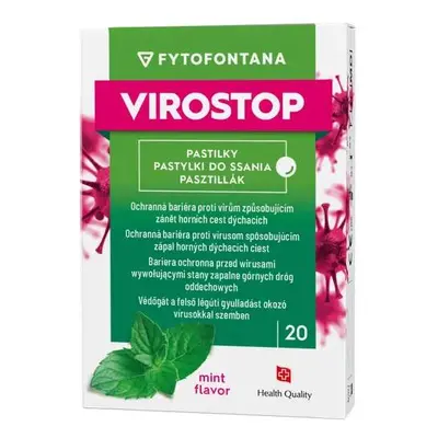 Fytofontana ViroStop pastilky pastilky máta 20ks