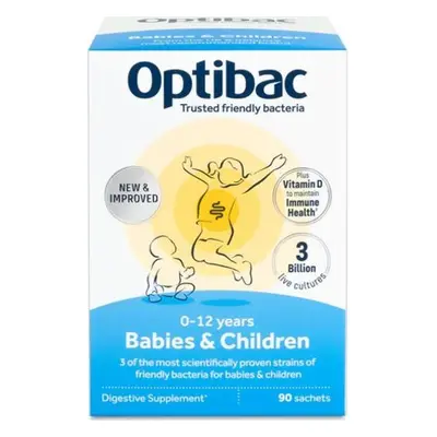 Optibac Babies & Children, 90 x 1,5 g sáček Varianta: Babies and Children (Probiotika pro mimink