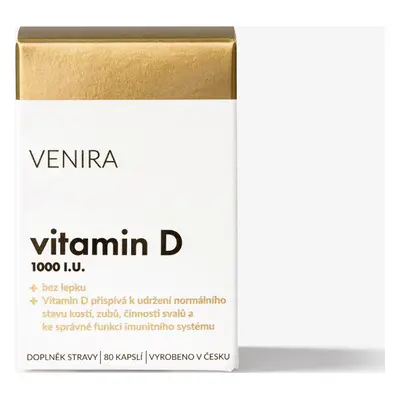 VENIRA vitamin D3, 80 kapslí