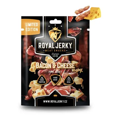 Royal Jerky Vepřové sušené maso BACON&CHEESE by STEJK, 22 g