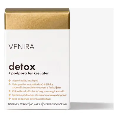 VENIRA detox + podpora funkce jater, 60 kapslí