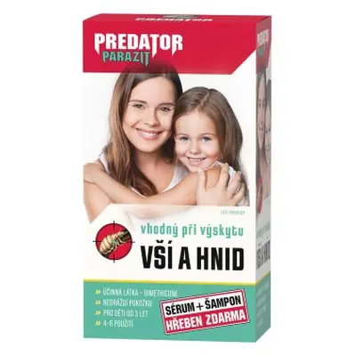 Predator Parazit Šampon + Sérum + Hřeben, 100 ml + 100 ml