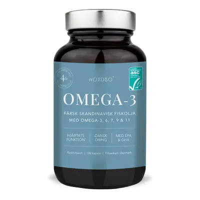 Nordbo Scandinavian Omega-3 Trout Oil, 120 ks Varianta: Scandinavian Omega-3 Trout Oil 120 kapsl