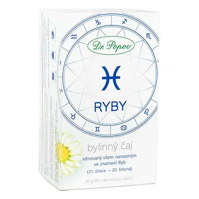 Bylinný čaj RYBY, 30 g Dr. Popov