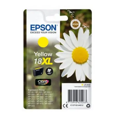 Náplň Epson 18XL, C13T18144022 žlutá blistr s RF alarmem