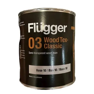 Flügger WOOD TEX® CLASSIC 03 SEMI-TRANSPARENT Base 10 -3l