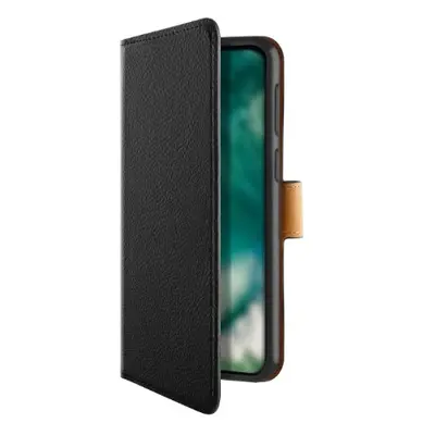 Pouzdro XQISIT Slim Wallet Selection pro Galaxy A21 černé