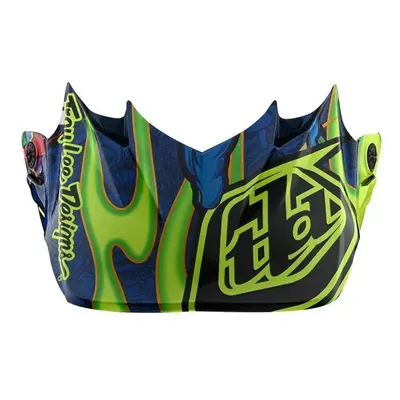 Troy Lee Desings Troy Lee Designs SE4 Eyeball Navy Yellow Visor Náhradní hledí pro helmy - moto