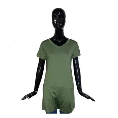 Dámské dlouhé triko s dlouhým rukávem - khaki Velikosti XS-XXL: M