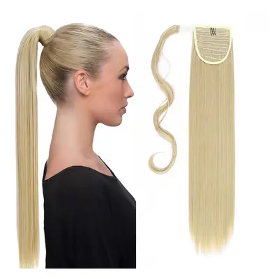 S-noilite® příčesek do culíku, rovné prodloužení vlasů 66 cm, šedá blond & bleichblond