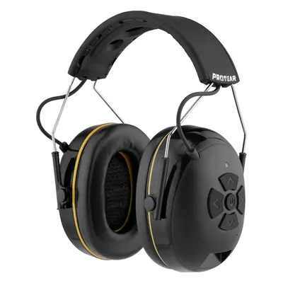 PROTEAR Bluetooth Earmuff - s mikrofonem a Hi-Fi reproduktory - 48+ hodin přehrávání - SNR 30 dB