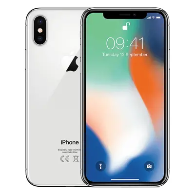 iPhone X 256GB Stříbrná třídy Výborný