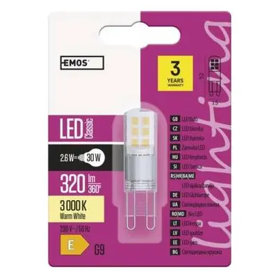 LED ŽÁROVKA,CLS JC 2,6W(30W),320LM