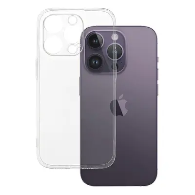 Tenký gelový obal pro iPhone 14 PRO - Transparentní