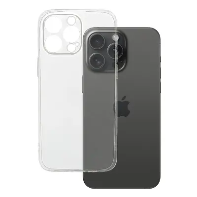 Tenký gelový obal pro iPhone 15 PRO - Transparentní